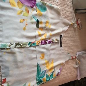 See through Floral Blouse